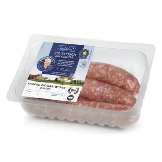Frische grobe Bratwurst vom Schwein