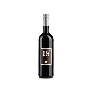 Rotwein 18° trocken 0,75 l