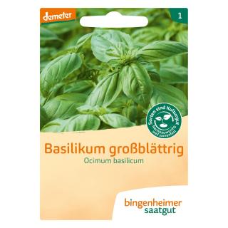 Saat Basilikum großblättrig